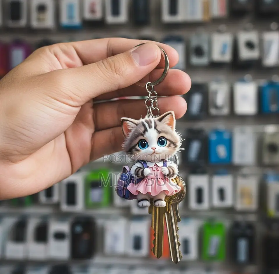 2d Acrylic Pet Keychain