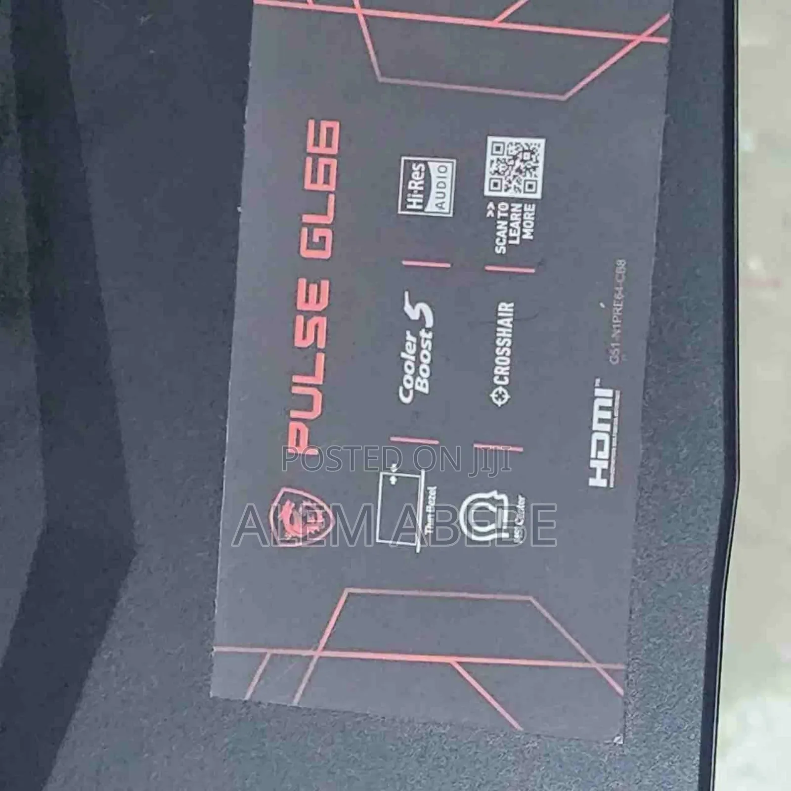 New Laptop MSI Pulse GL66 16GB Intel Core i7 SSD 512GB