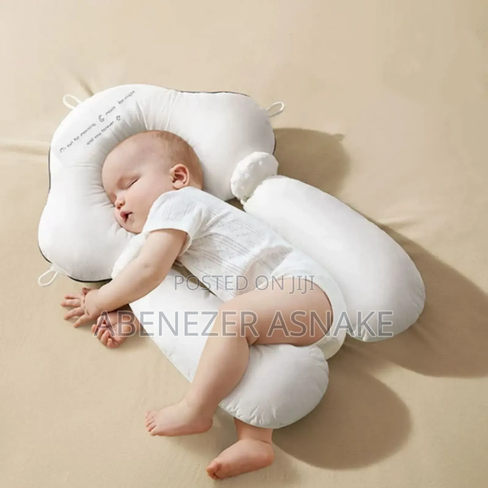 Baby Head Shaping Pillow With Body Positioner Cloud Shaped