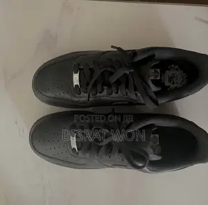 Black Nike Air Force 1s