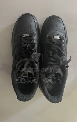 Black Nike Air Force 1s