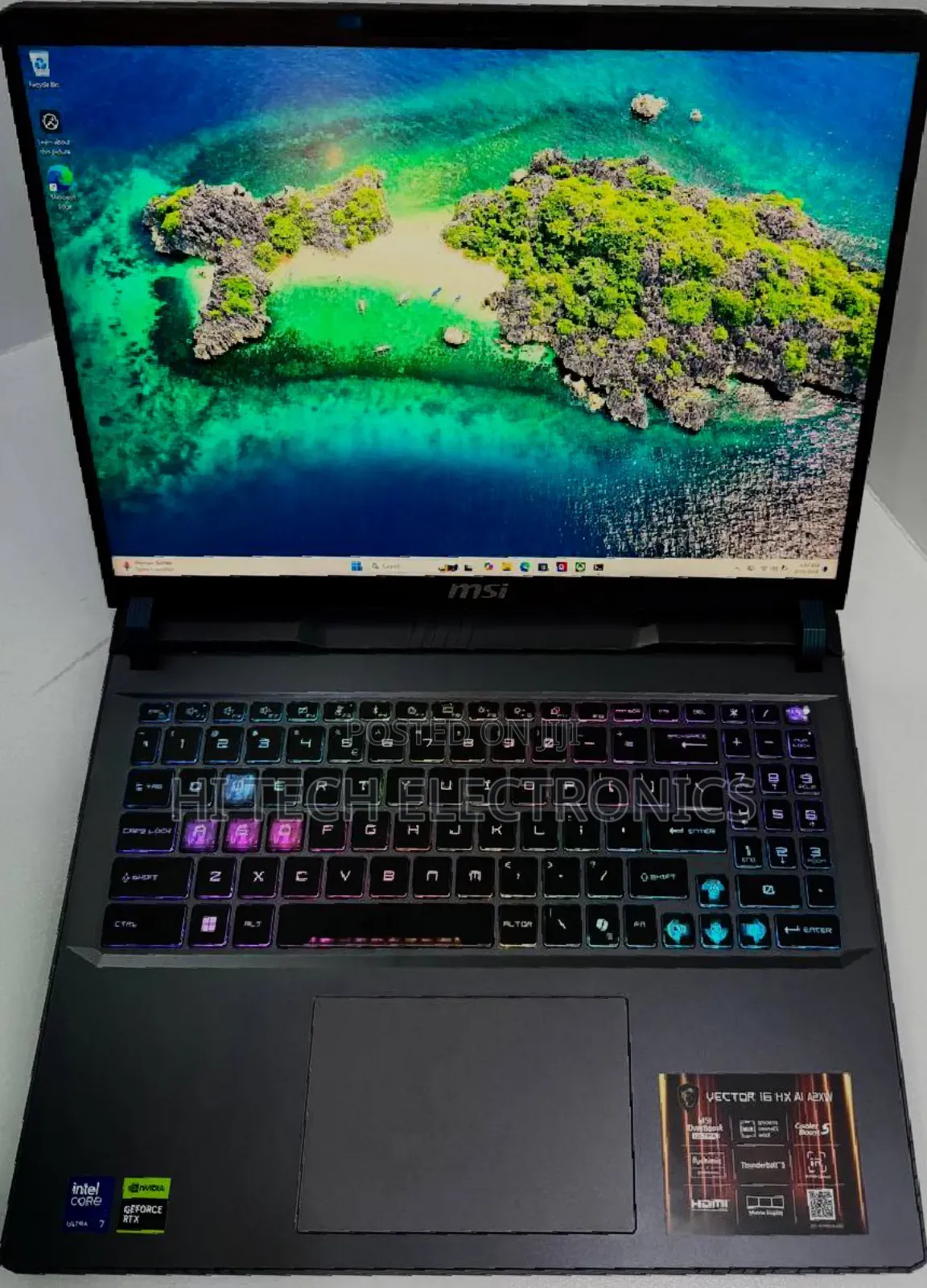 New MSI Vector 16 HX AI A2XWIG 32GB Intel Core Ultra 7 eMMC 512GB