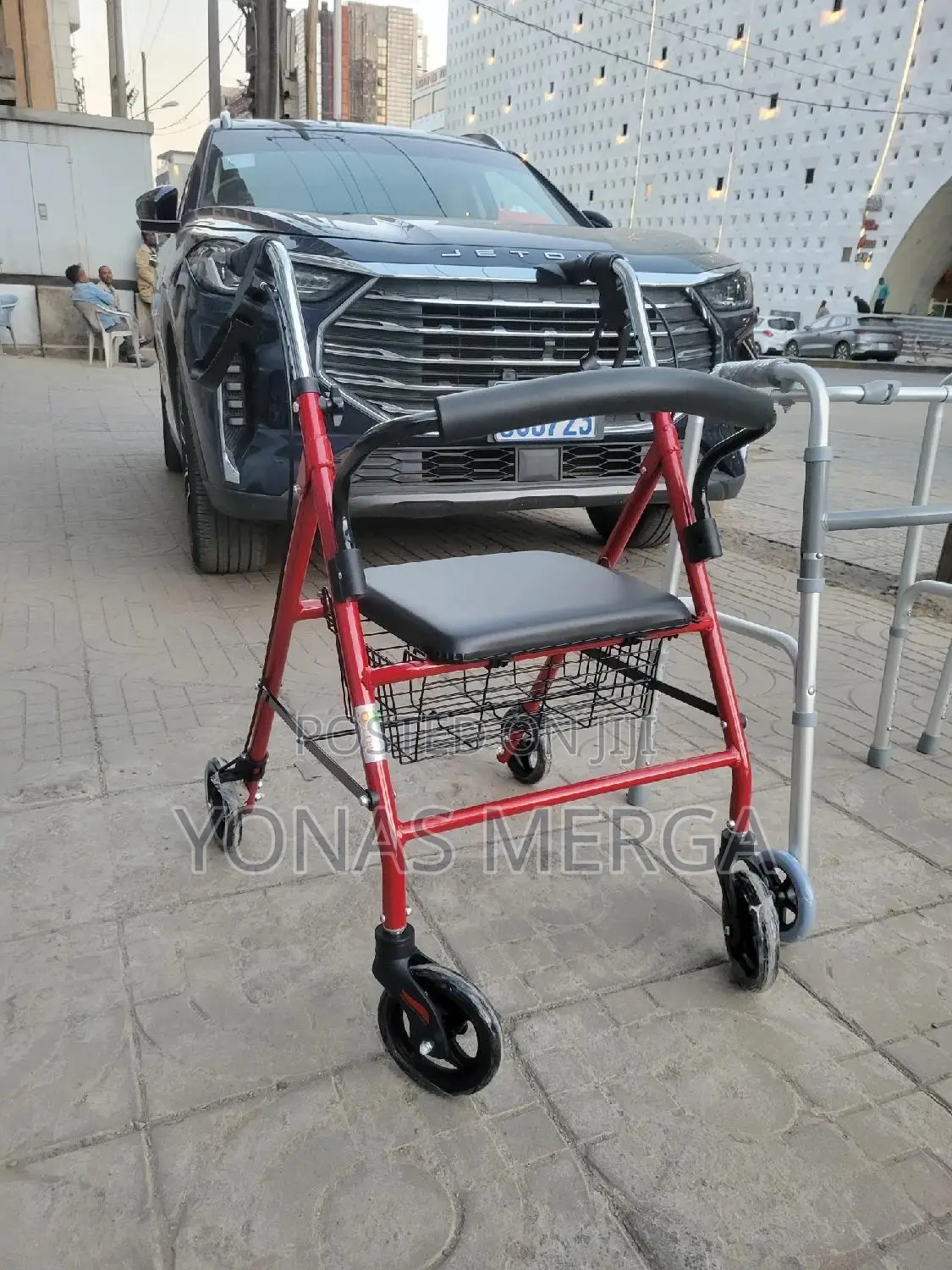 4-Wheel Rollator Walker With Basket卌岭seat;Makes Agreat Travel Rollator