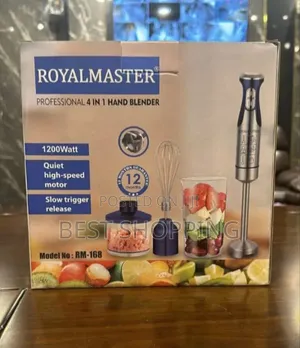 Royalmaster 4 in 1 Hand Blender 1200 Watts