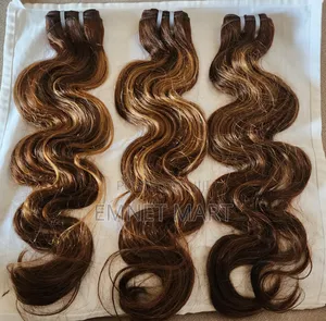 Human Hair 22" Color 3 Pieces/ 2