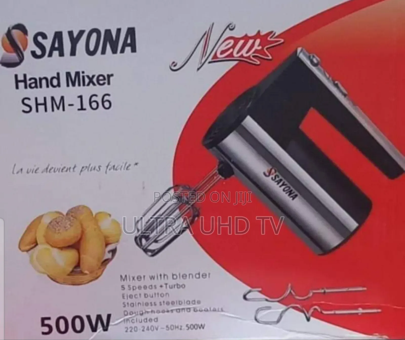 Mixer Sayona SHM-166 Hand Mixer, a Kitchen Appliance Designed Mixing