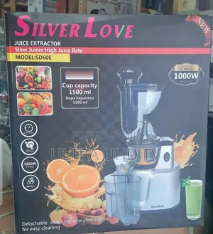 Juicer Silver Love Juice Extractor Is a Slow Juicer Designed F