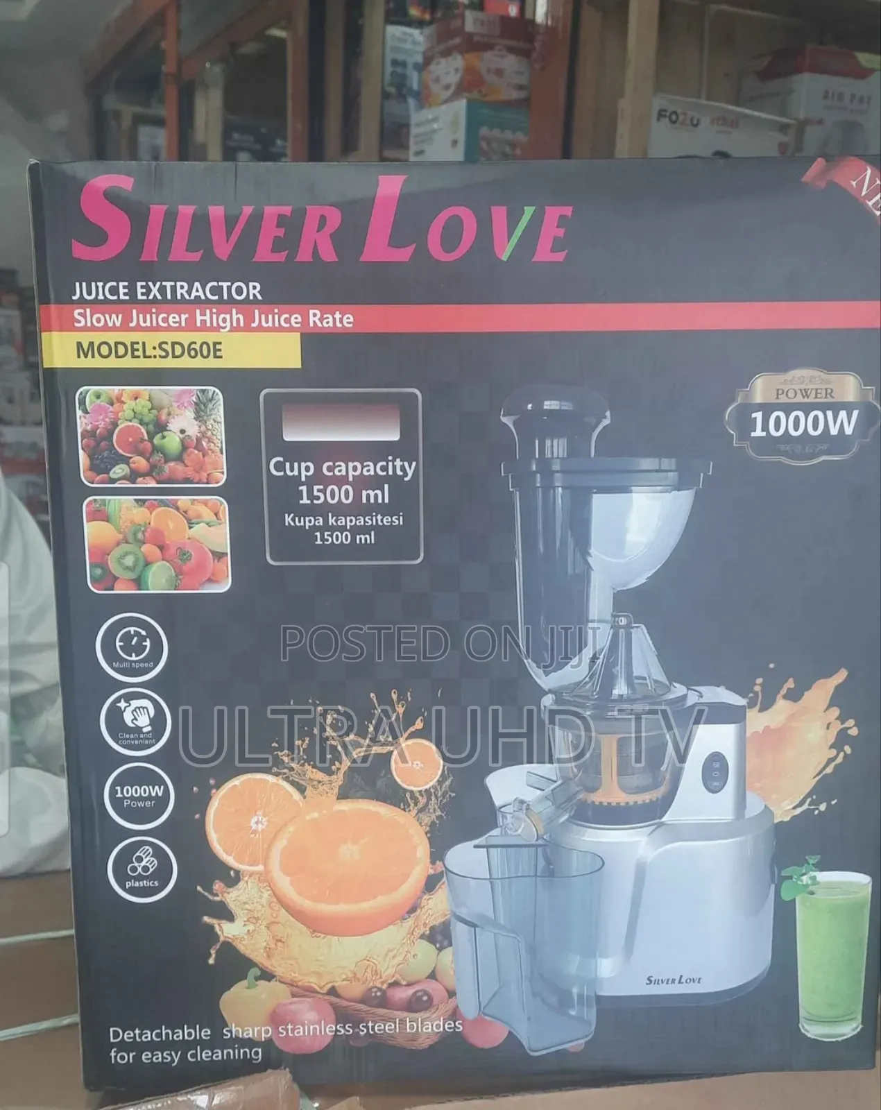 Juicer Silver Love Juice Extractor Is a Slow Juicer Designed F