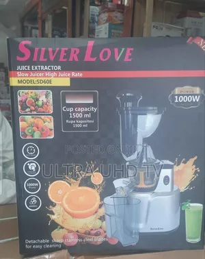 Juicer Silver Love Juice Extractor Is a Slow Juicer Designed F