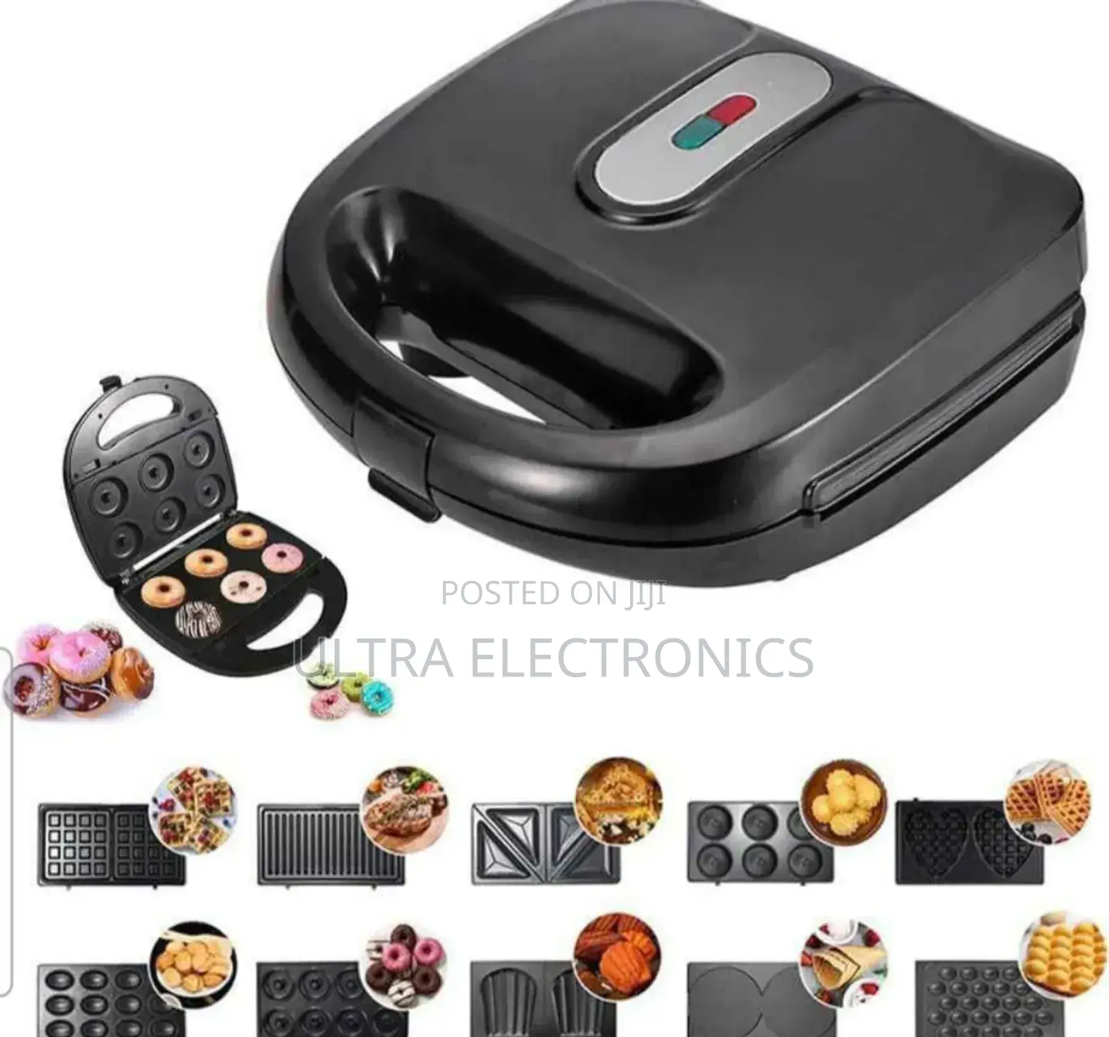 Snack Maker, Sonashi 7-in-1 Multi Snack Maker, Model SSM-862.
