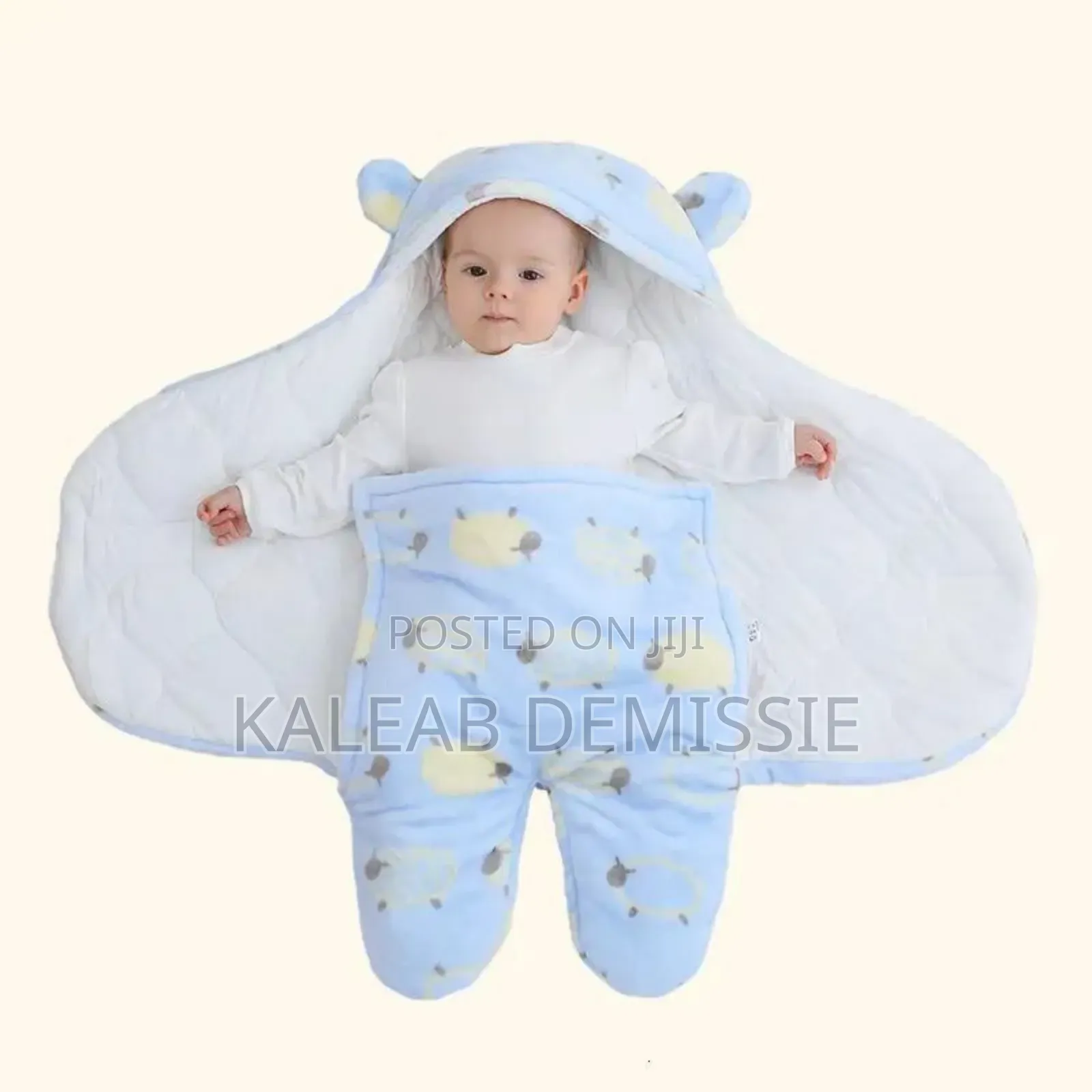 Baby Swaddling የጨቅላ ህፃናት ማቀፊያና ማስተኛ ልብስ