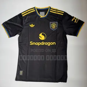 Manchester United Black Home/Away Jersey – Like New!