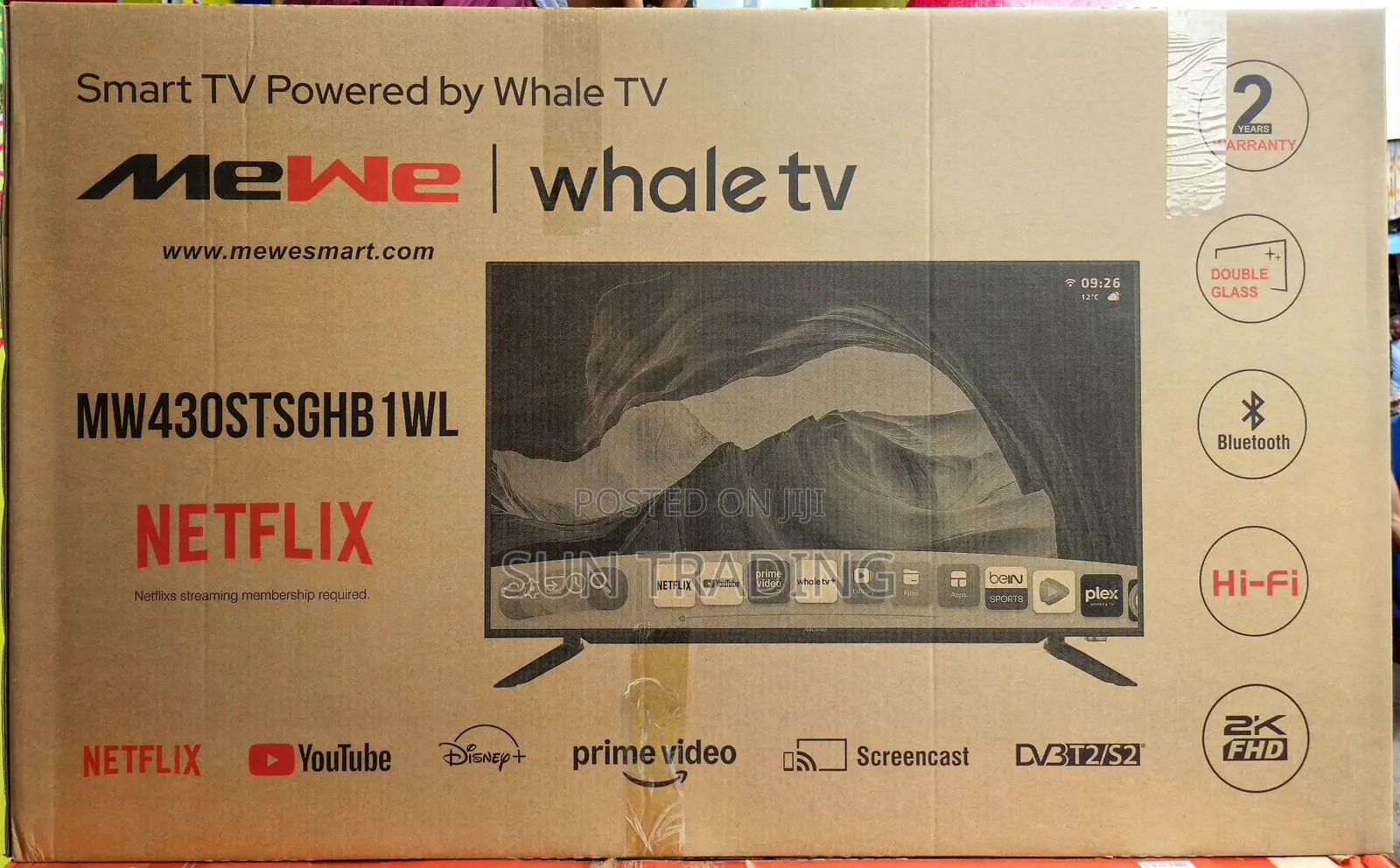 Mewe 43” Smart Whale Os Television