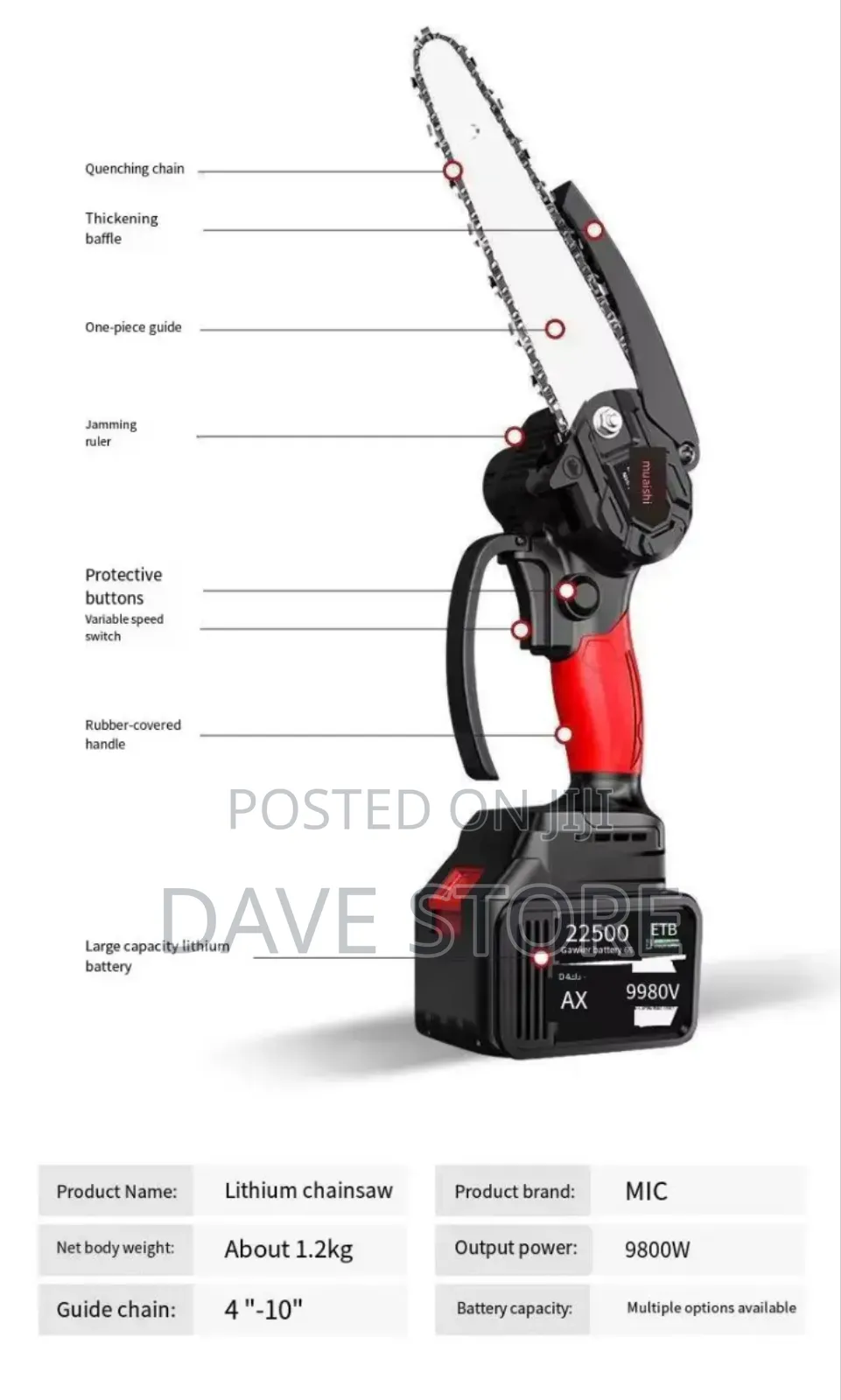 Portable Electric Chainsaw