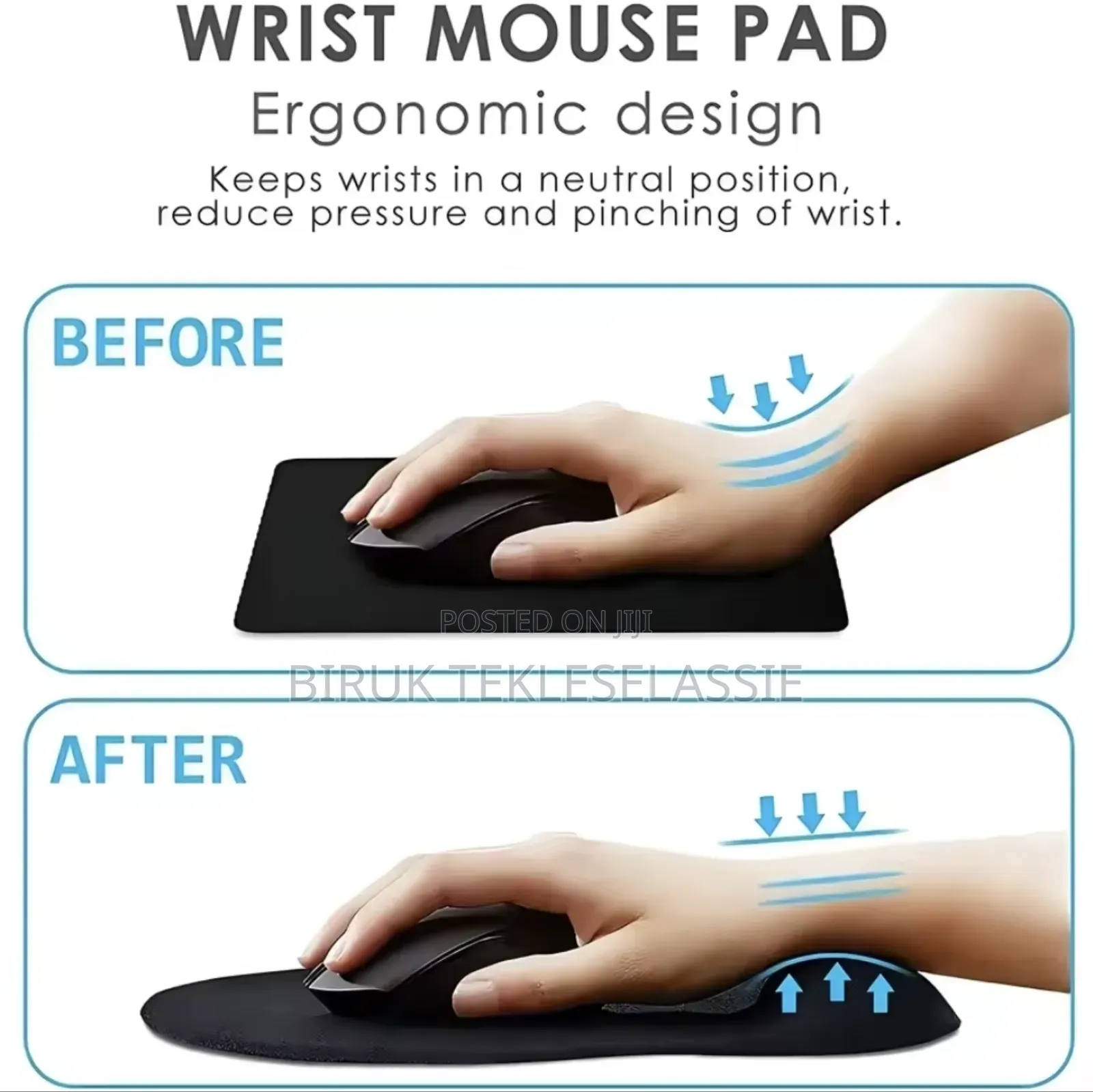 Ergonomic Wrist Rest Mouse Pad