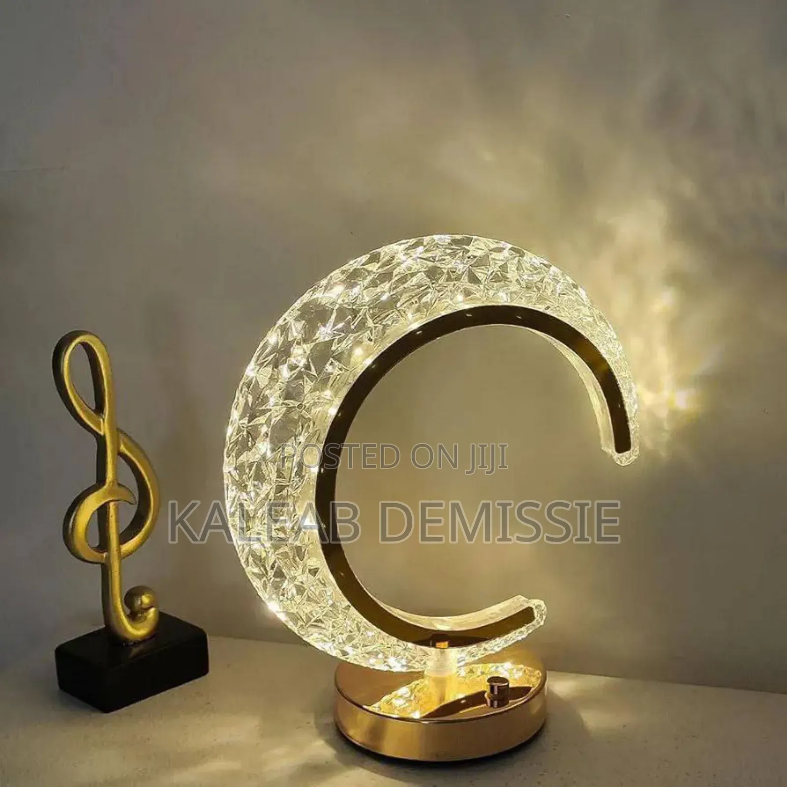 Led Crystal Table Lamp