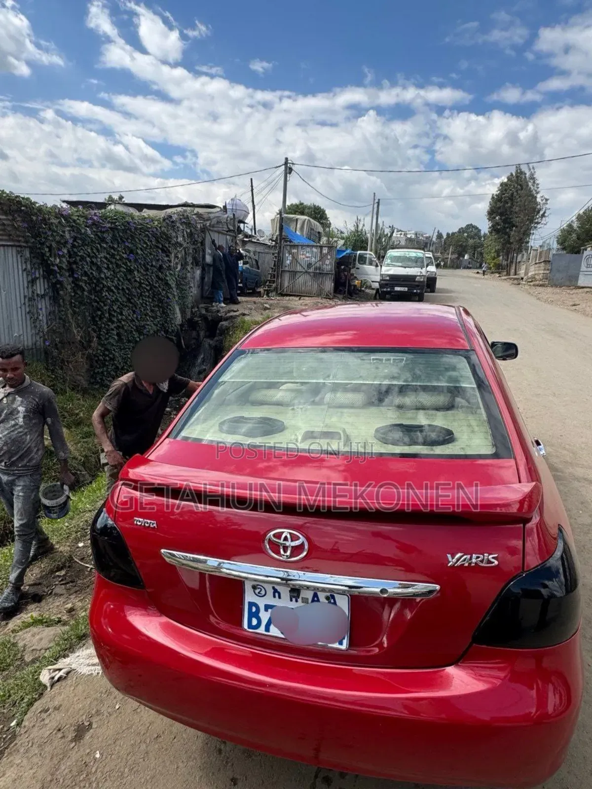 Toyota Yaris 2008 Red