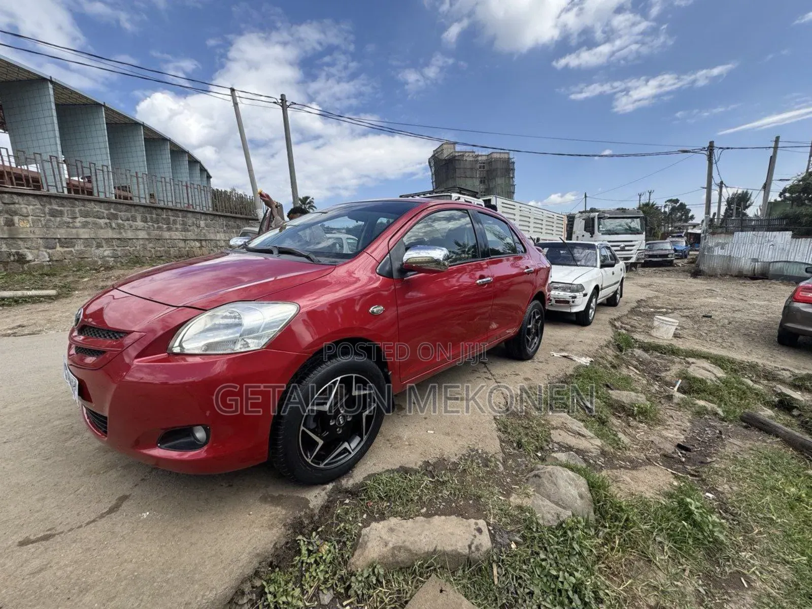 Toyota Yaris 2008 Red