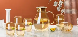 Water Glasses Complete With Serving Dish