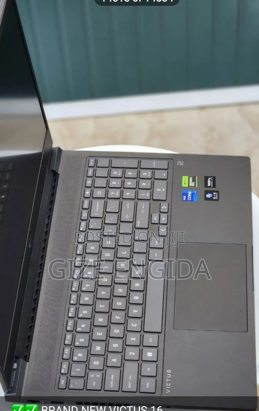 New Laptop HP Victus 16 16GB Nvidia SSD 512GB