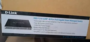 D-Link DGS-1210-52 48 Poe 1g + 4 SFP Post 370w