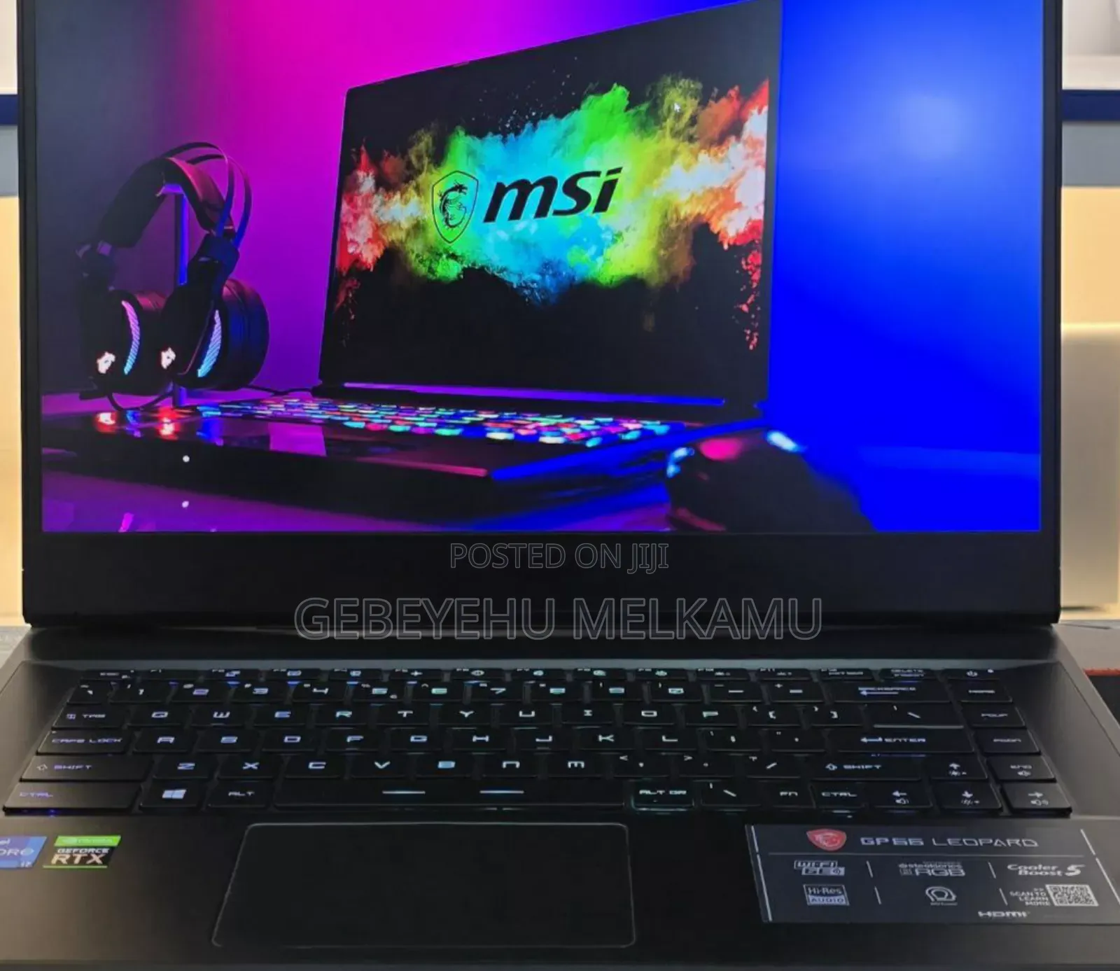 New Laptop MSI 16GB Intel Core i7 SSD 1T
