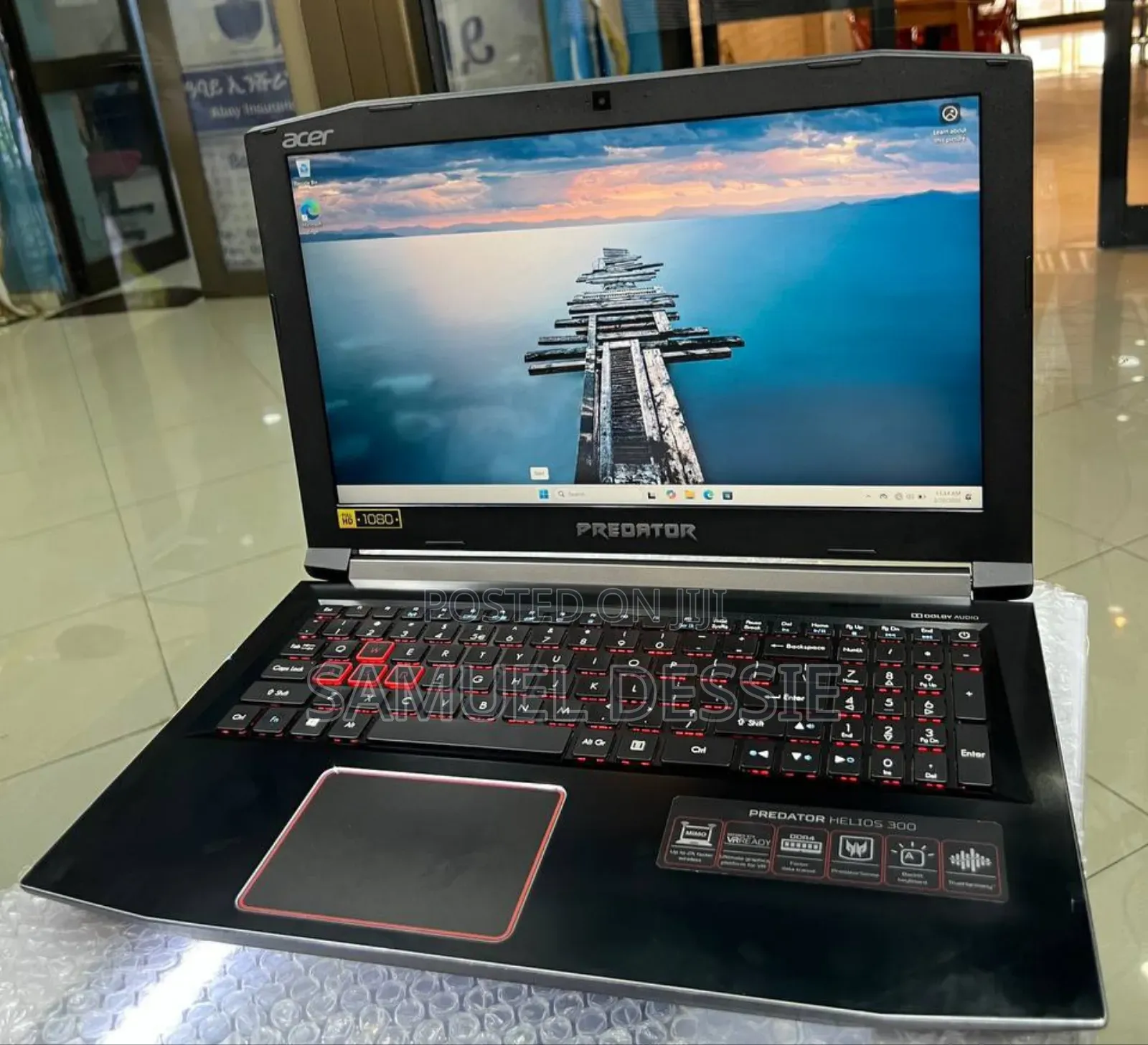 New Laptop Acer Predator Helios 300 16GB Intel Core i7 HDD+SSD 256GB