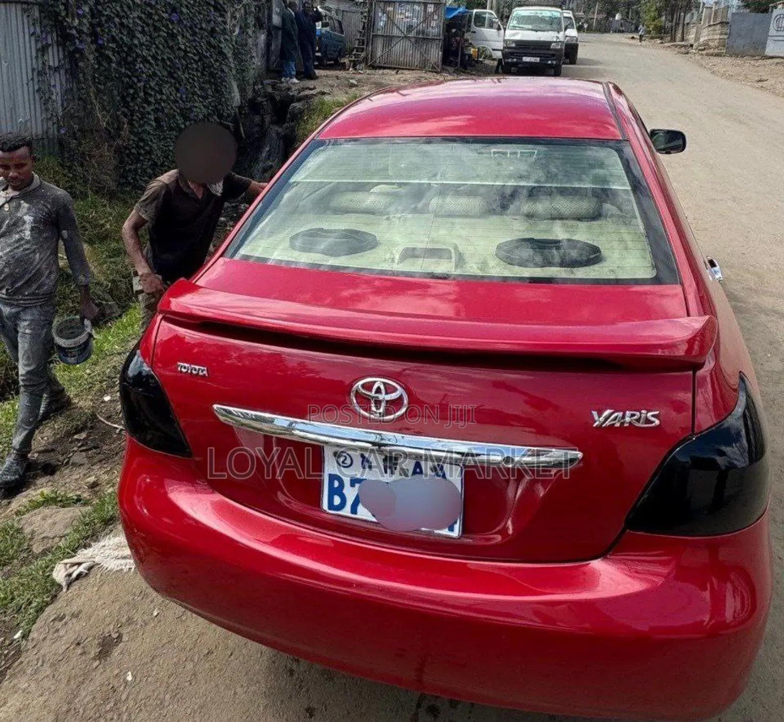 Toyota Yaris 2008 Red