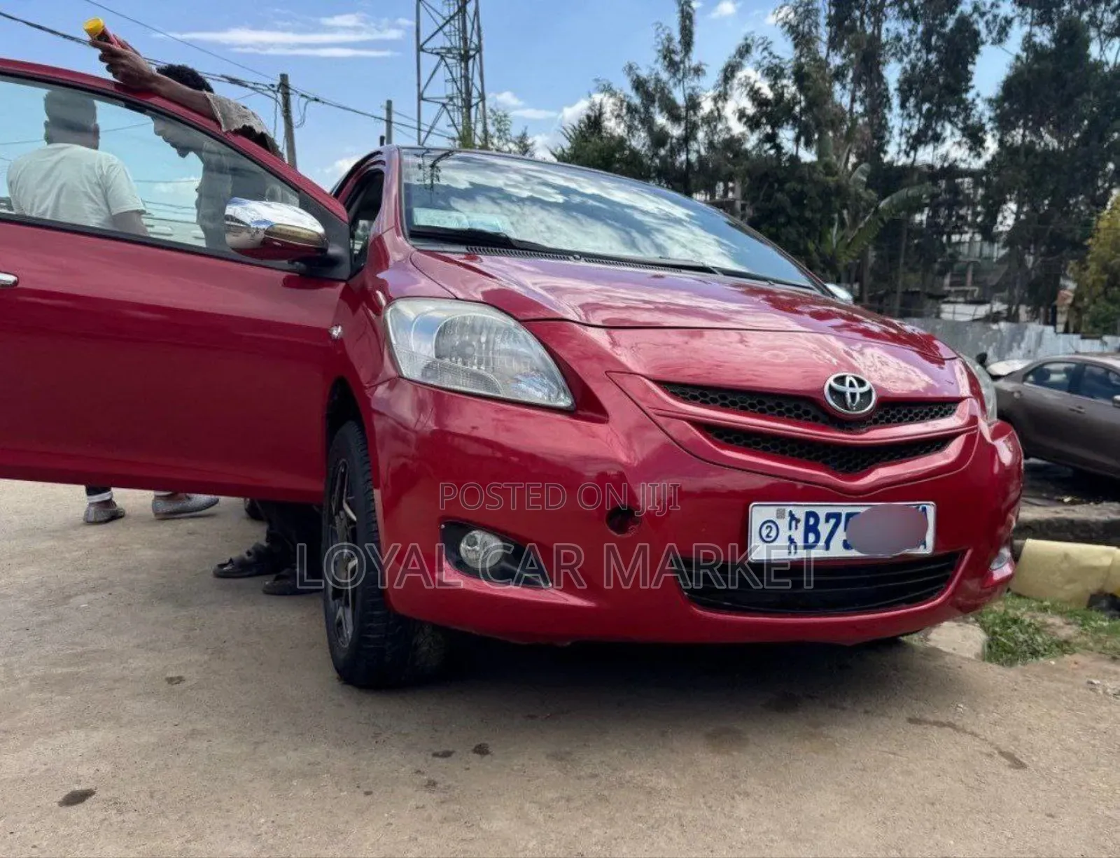 Toyota Yaris 2008 Red