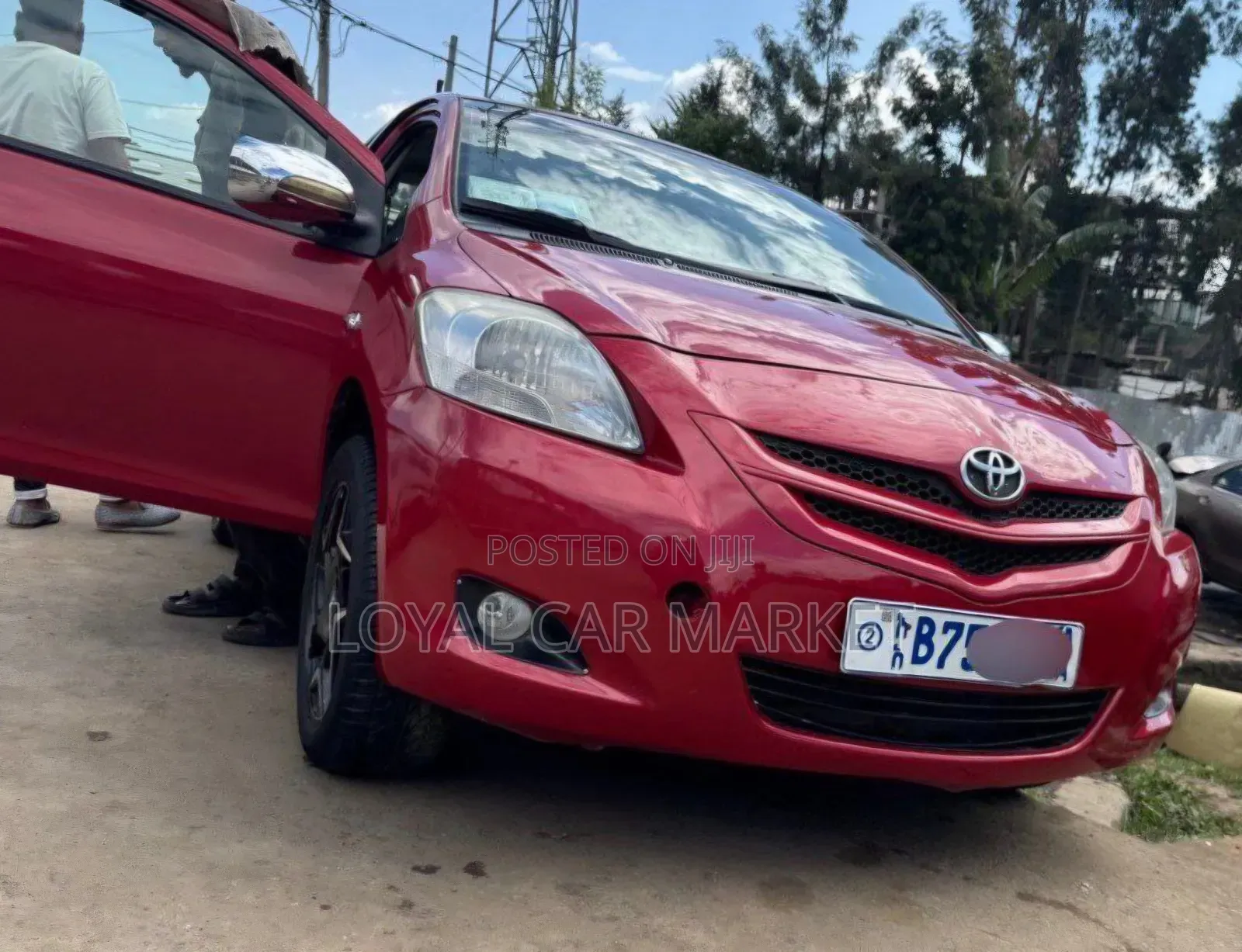 Toyota Yaris 2008 Red