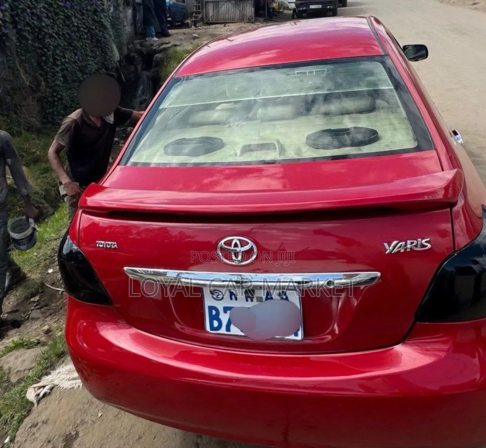 Toyota Yaris 2008 Red