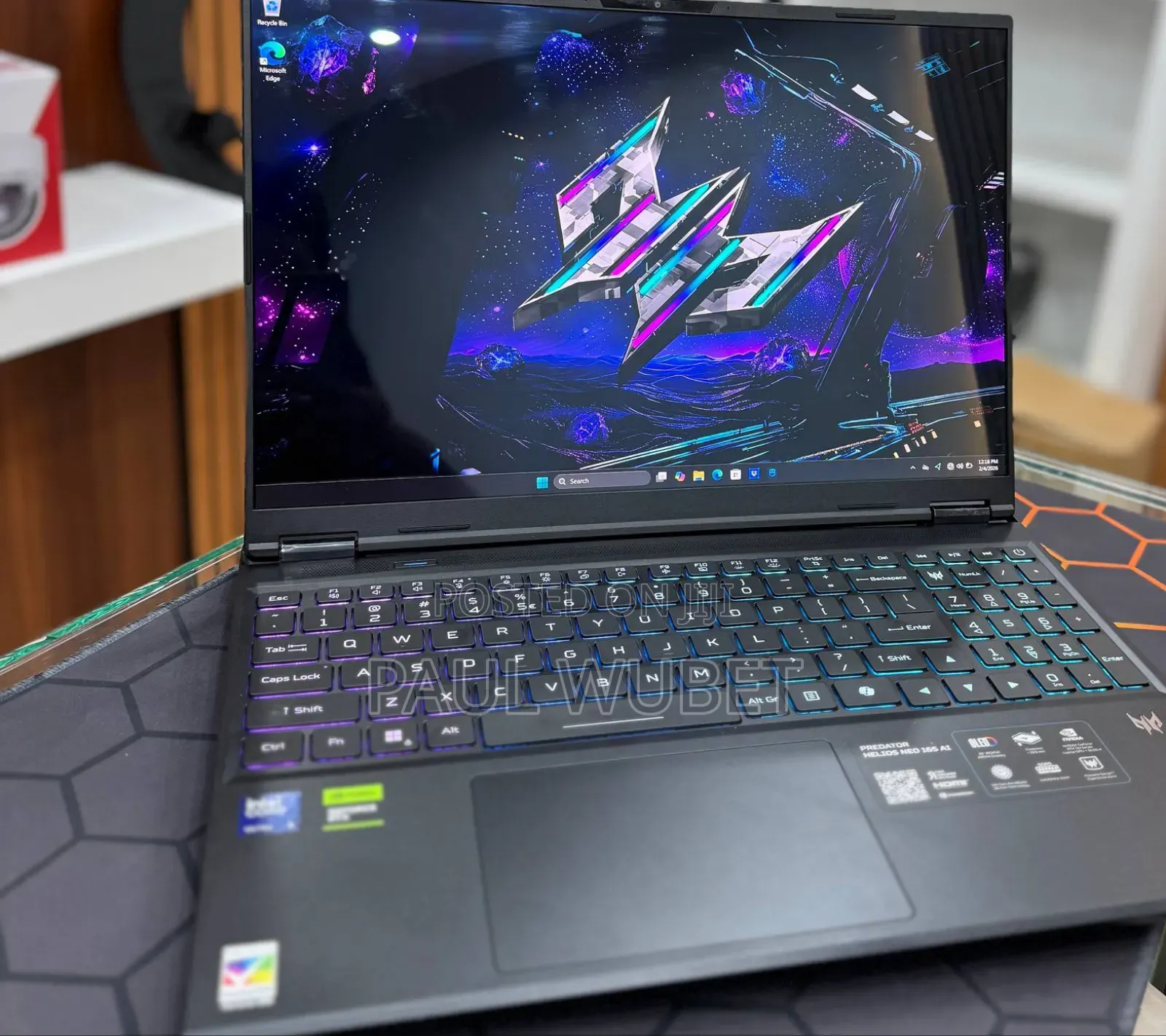 New Laptop Acer Predator Helios Neo 16 32GB Intel Core Ultra 9 SSD 1T