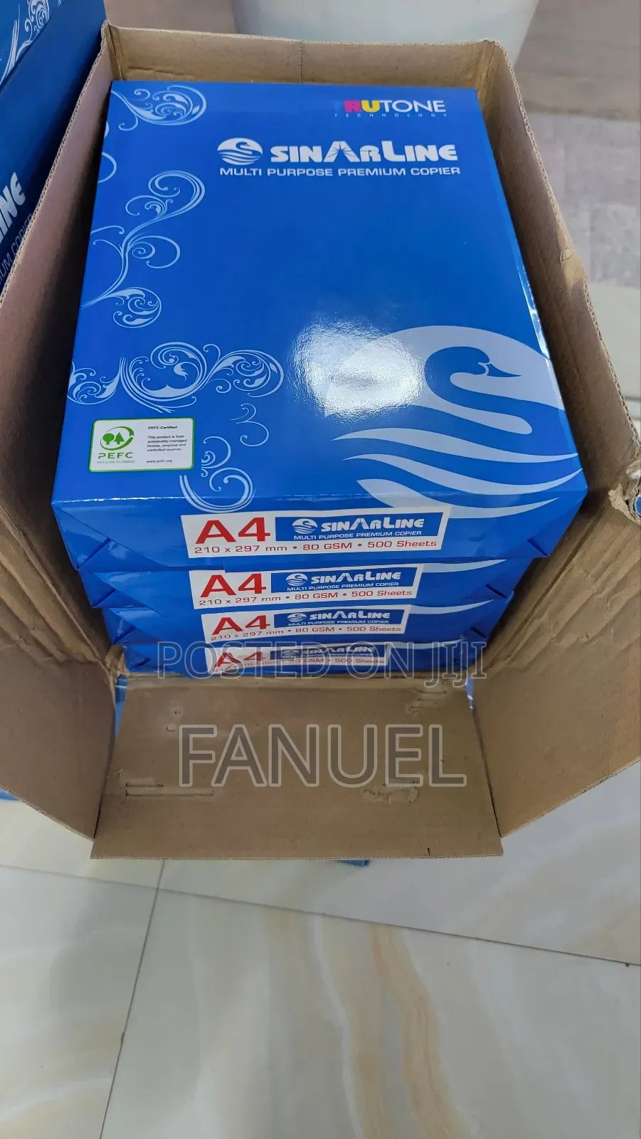 Double a and Sinarline Paper