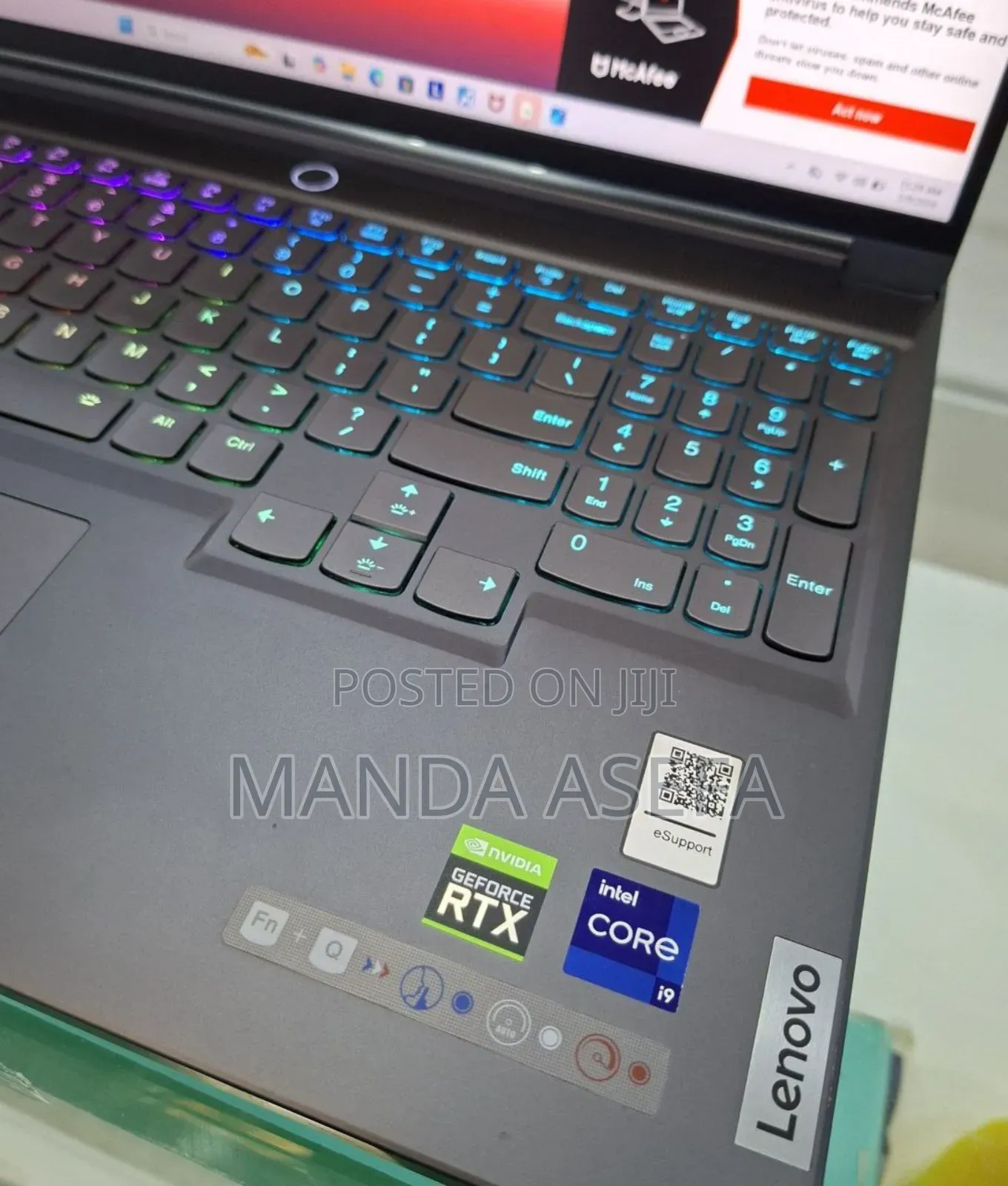 New Laptop Lenovo Legion 7 16GB Intel Core i9 SSD 1T