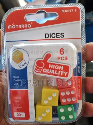 Motarro Brand Dice, Specifically the Ma017-6 Model