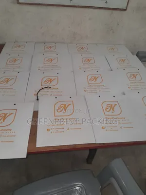 Paper Bag With Yellow Print