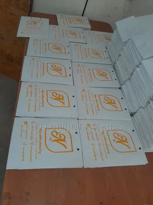 Paper Bag With Yellow Print