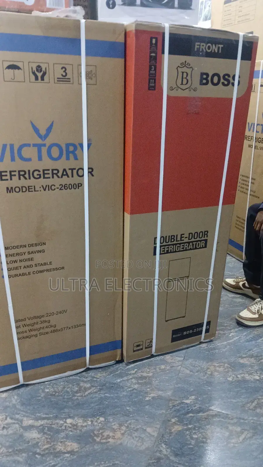 Victory Refrigerator Model Vic-2600p. Features a Modern Design