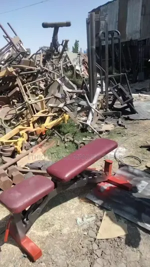 Adjustable Gym Bench Heavy Duty Steel Frame