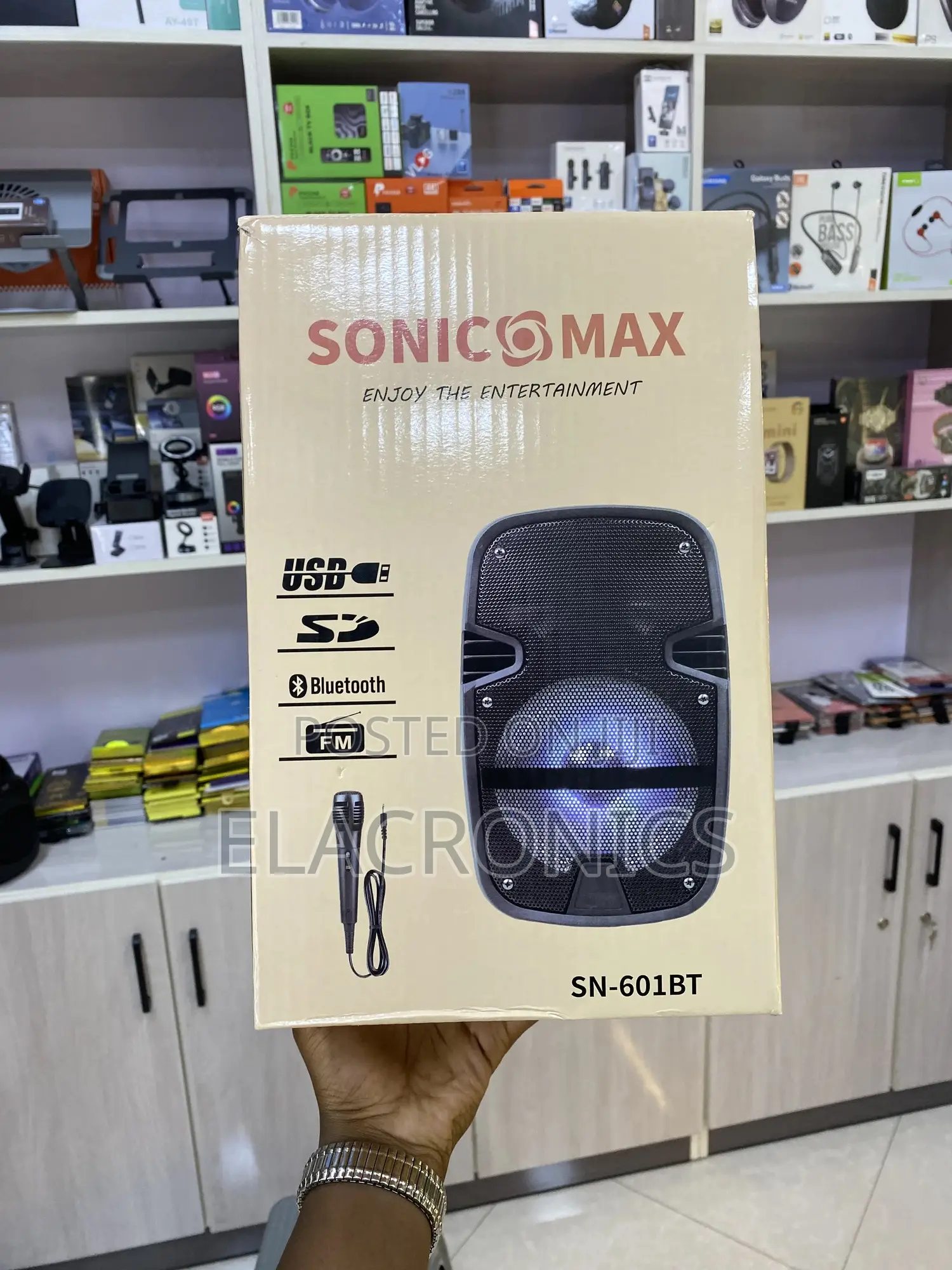 Sonic Max Sn-601bt Speaker and Geepas