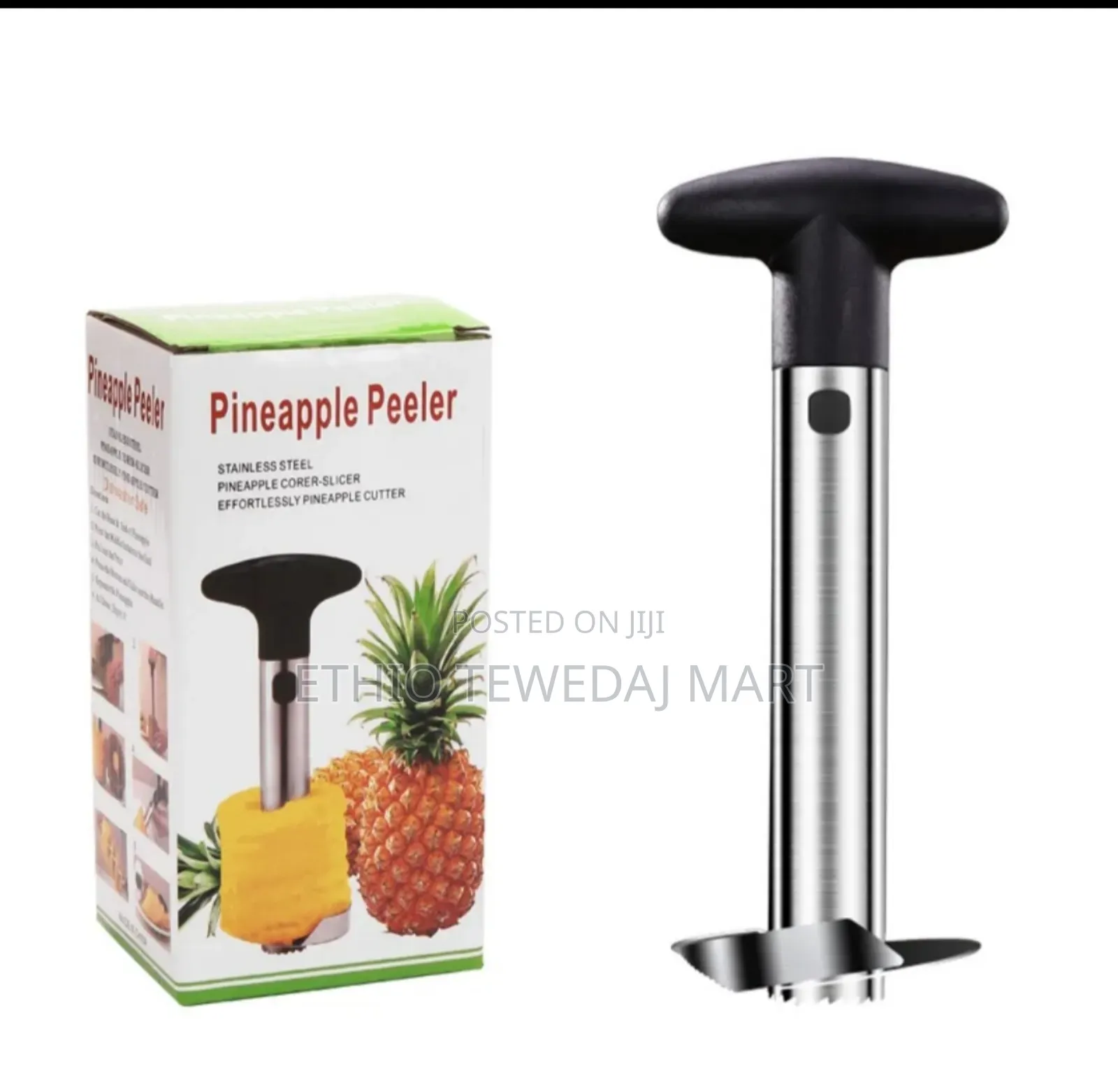Pineapple Pealer , Core Removal Slicing የአናናስ መላጫ