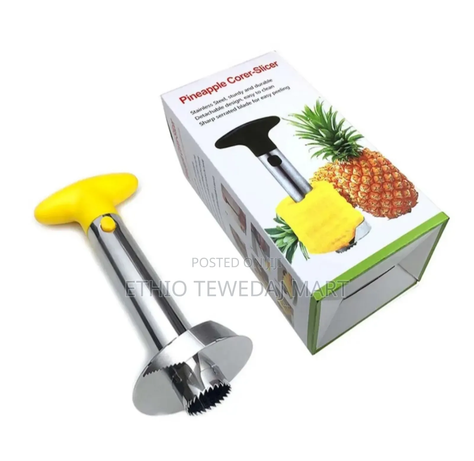 Pineapple Pealer , Core Removal Slicing የአናናስ መላጫ
