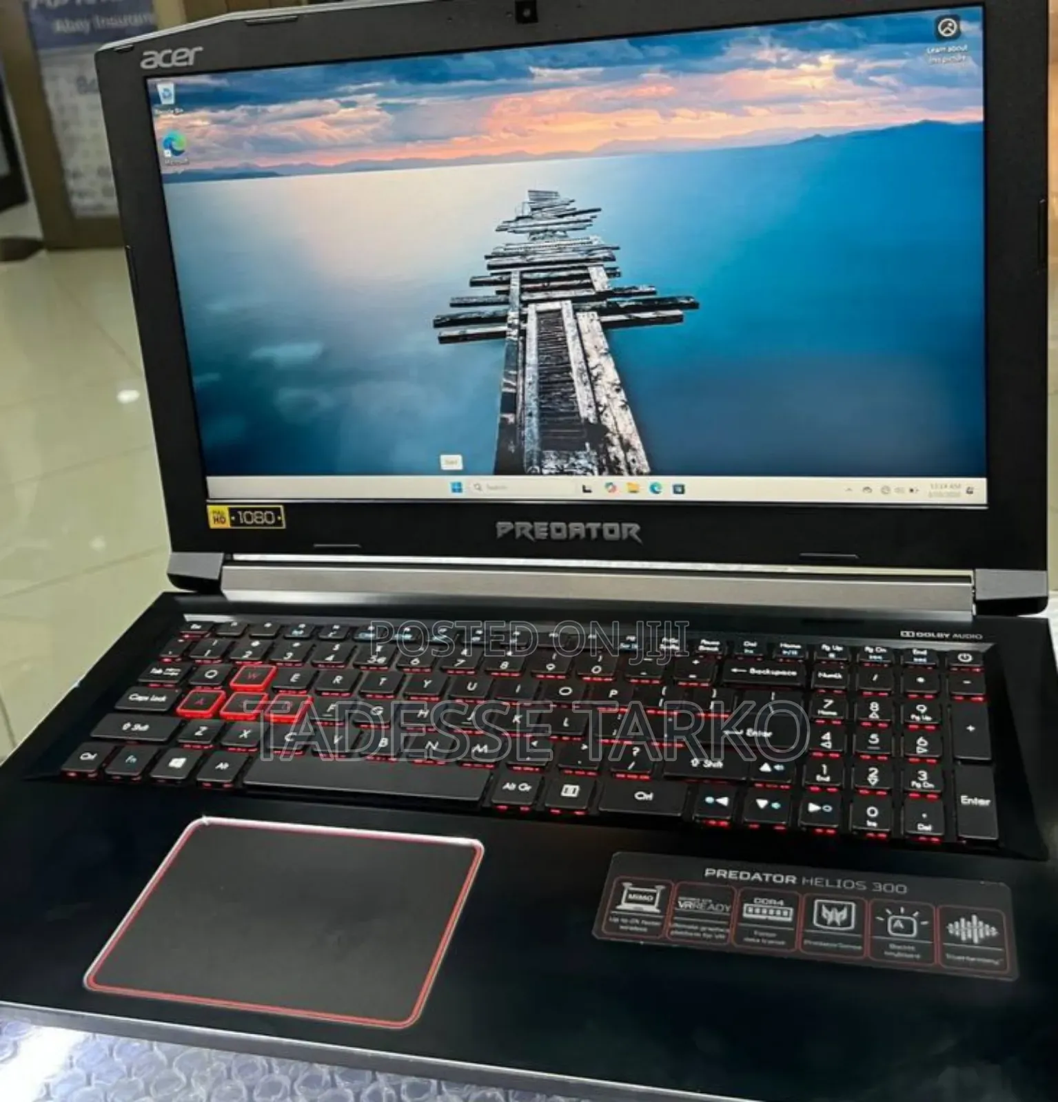 New Laptop Acer Predator Helios 300 16GB Intel Core i7 SSD 1T
