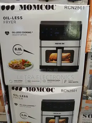 Momcoc Rcn2501 Oil-Less Fryer. Capacity: 8.0 Liters.