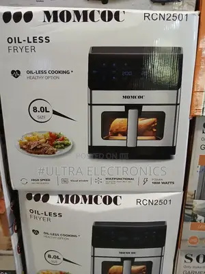 Momcoc Rcn2501 Oil-Less Fryer. Capacity: 8.0 Liters.