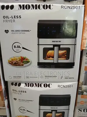 Momcoc Rcn2501 Oil-Less Fryer. Capacity: 8.0 Liters.