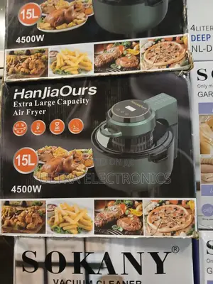 Hanjiaours Extra Large Capacity Air Fryer. Capacity: 15 Liters