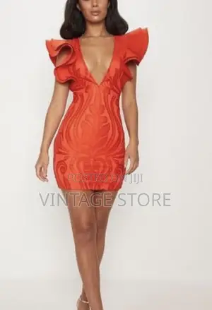 Pretty Little Things the Red Flower Dress