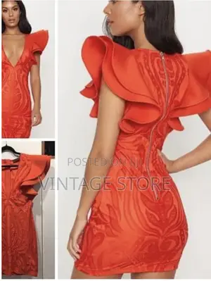 Pretty Little Things the Red Flower Dress