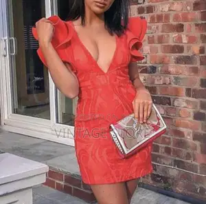 Pretty Little Things the Red Flower Dress